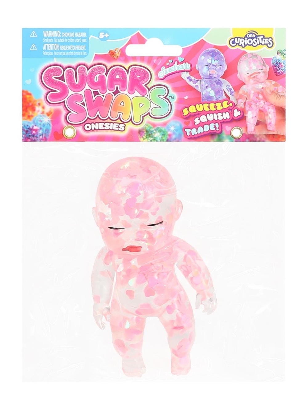 💜 ORB Sugar Swaps Sweethearts Onesies PURPLE Squishy Baby | Rare 💜